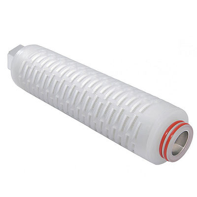 10 дюймов 0,22 микрон PP PTFE Pes Nylon Pleated Micron Membrane Filter Cartridge для системы RO