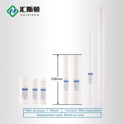 2022 Style Melt Blown PP Filter Cartridge для OEM Капацитет 200G 10 дюймов 20 дюймов 40 дюймов