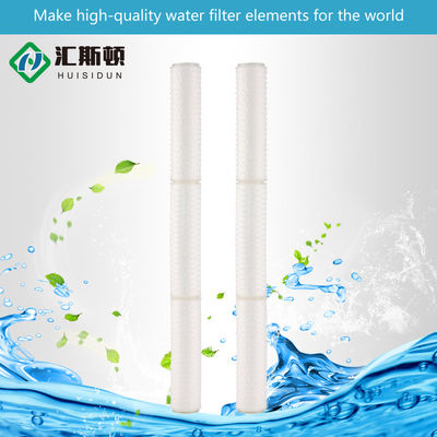 Фиксированный глубинный фильтр Liquild Filter 20 дюймовый Pp Cotton Microporous Pleated Filter Cartridge