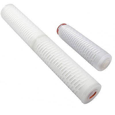 10' 226 Fins PTFE Микропористый плитный складной фильтр для крупномасштабной фильтрации