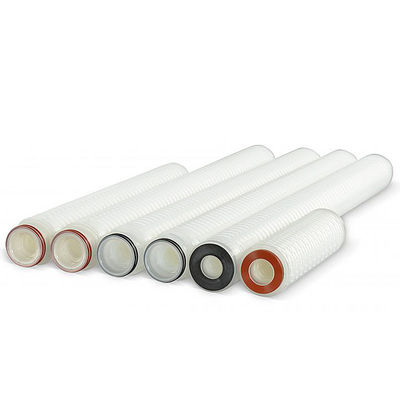 10' 226 Fins PTFE Микропористый плитный складной фильтр для крупномасштабной фильтрации