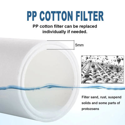 PP Melt Blown Filter Cartridge для промышленного использования 10 дюймов 20 дюймов 30 дюймов 40 дюймов 1 микрон