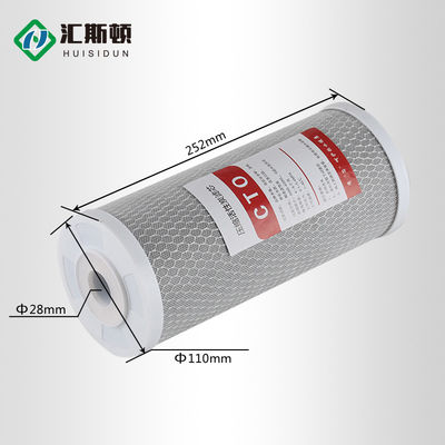 Второй этап 10*4.5in CTO Filter Cartridge Media Filter Replacement Activated Carbon
